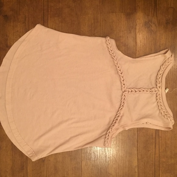 Free People We The Free Pink Anchor Tank Top Small - Picture 5 of 5
